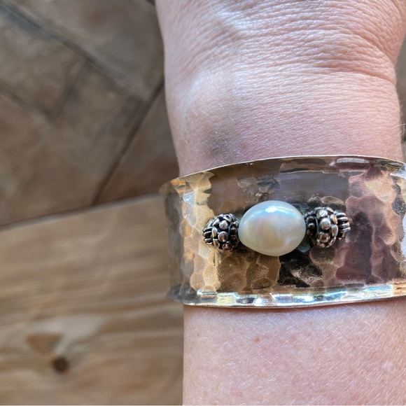 Extremely rare Silpada b1251 pearl cuff - Picture 7 of 8